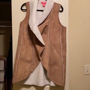 Faux fur vest